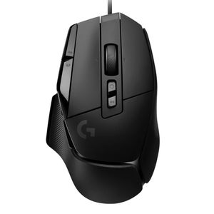 Mouse gamer alámbrico Logitech G502 X Hero, conexión usb, 25000 dpi, 13 botones, negro