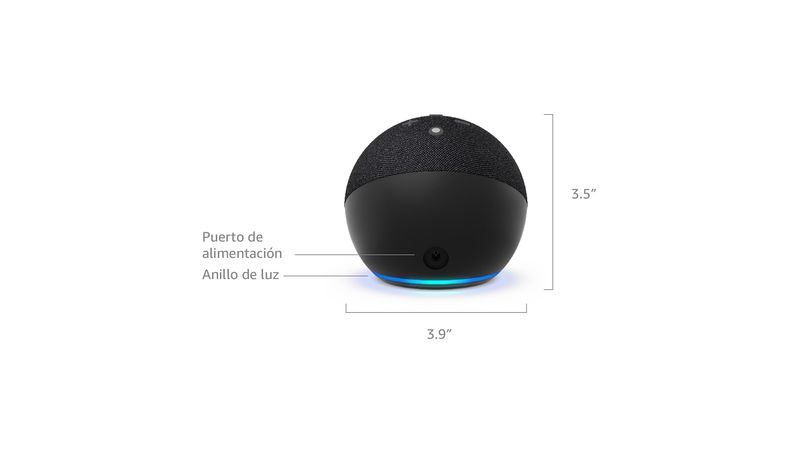 Echo Show 5 + Bombilla Inteligente Alexa Google Home Negro
