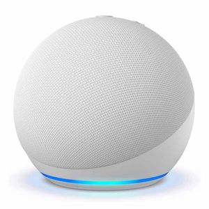 Parlante inteligente Amazon Echo Dot 5ta generación, control de voz, Alexa, Wi-Fi, bluetooth, sensor de temperatura y movimiento, blanco