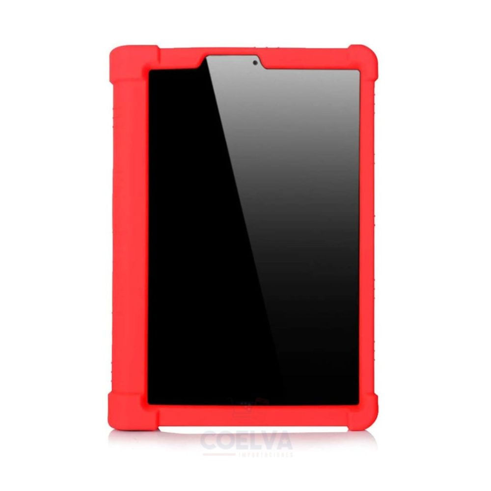 Funda Case Silicona para Tablet Lenovo Yoga Smart Tab 10.1 con Soporte -  Fucsia