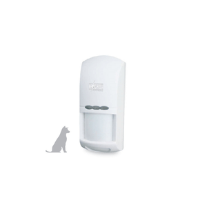 Sensor de movimiento Pir inalámbrico antimascota Hagroy, 433MHz, alcance 9 metros, blanco