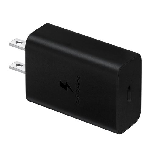 Cargador de pared + cable Samsung Power Delivery tipo C a tipo C, 15W, carga rápida, protección contra cortocircuito, negro