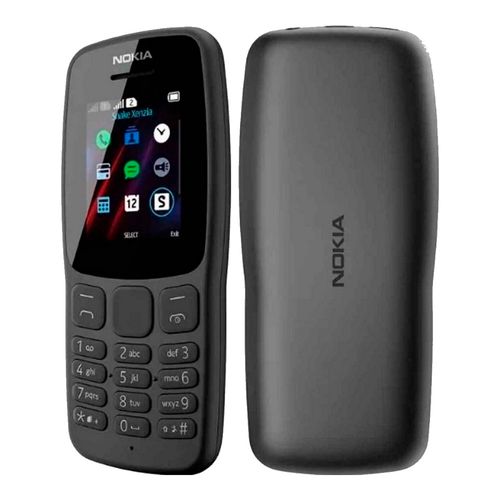 Celular Nokia 106, 4MB ram, cámara principal , frontal , 1.8, negro