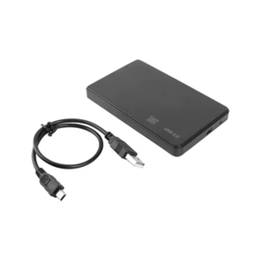 Case Disco Duro Externo Sata 2.5" Usb 2.0 presion - Negro