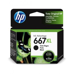 Tinta Hp 3Ym81Al (667Xl), 480 páginas, Negro