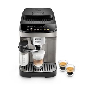 Cafetera superautomática De'Longhi Magnífica Evo Latte 1450w, capacidad 2 tazas, 15 bares, plateado