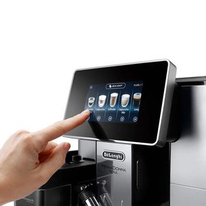 Cafetera superautomática De'Longhi Primadonna Soul 1450w, capacidad 2.2 litros, 19 bares, plateado