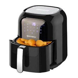 Freidora de aire Imaco AF5514 panel digital, 1400w, 4.2 litros, negro