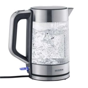 Hervidor Severin WK3420, 2200 W, 1.7 litros, de cristal, transparente