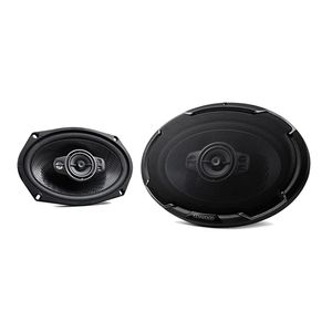 Parlantes Kenwood  KFC-6996ps para auto de 6x9, 5vias, 650w, 58Hz -22KHz, negro
