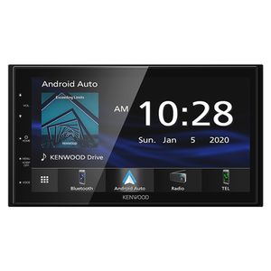 Autoradio Kenwood DMX-5020s, pantalla 6.8¨, radio, Usb, Aux, Mirrorring, bluetooth, negro