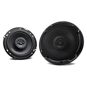 Parlantes Kenwood KFC-1696ps para auto de 16cm, coaxial. 300w, 75Hz -24KHz, negro