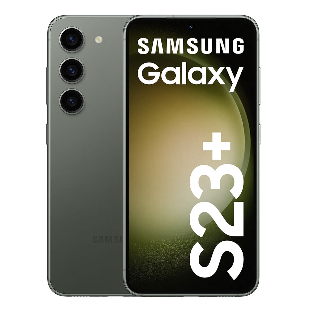 Celular Samsung Galaxy S23 Plus 512GB, 8GB ram, cámara principal 50MP +  12MP + 10MP, frontal 12MP, 6.6, Snapdragon, verde - Coolbox