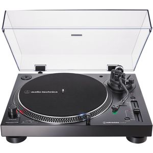 Tornamesa Audio Technica AT-LP120XBT transmisión directa, previo de phono, bluetooth, USB y cartucho (Black)