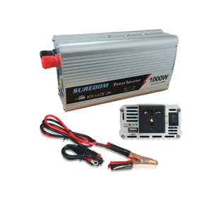 Inversor de Corriente Para Auto De 24v a 220v Usb 1000w cargador