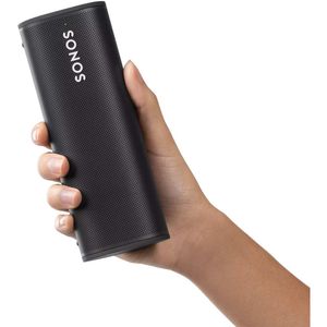 Parlante Portátil inalámbrico Sonos para transmisión de música, Wi-Fi y Bluetooth, Amazon Alexa y Google Assistant, negro