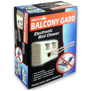 Ahuyentador Ultrasónico de aves Bird-x Balcony gard