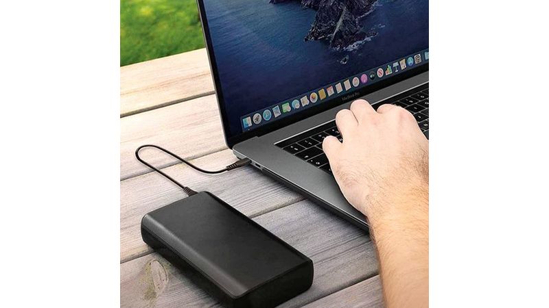 Batería externa G Mobile para Laptop/Macbook 25000 mAh, 100W, Tipo-C, negro