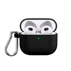 Case Usams para AirPod 3, con llavero, negro
