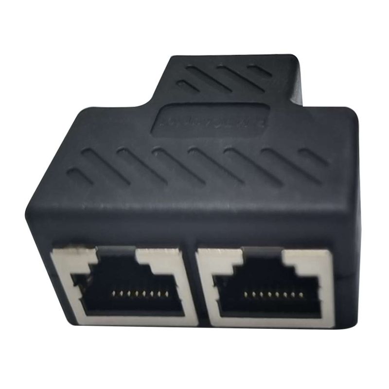 Splitter RJ45 Teraware, negro - Coolbox