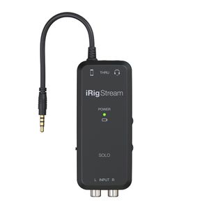 Interfaz de audio de transmisión IK Multimedia IP-IRIG-STREAMSL-IN, negro