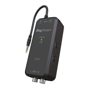 Interfaz de audio de transmisión IK Multimedia IP-IRIG-STREAMSL-IN, negro