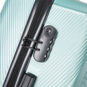 Maleta cabinera Dukap Discovery 51 cm, capacidad 10 kg, 4 ruedas 360°, cerradura de combinación, ABS, verde agua