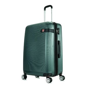 Maleta de bodega Dukap Barcelona 71cm, capacidad máx. 23kg, 4 ruedas dobles 360°, cerradura de combinación, ABS, verde