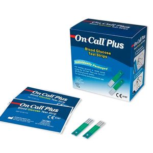 Tiras reactivas glucosa On Call Plus, caja de 50