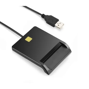 Lector de DNI Electrónico Smart Card ISO7816 - Negro