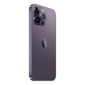 iPhone 14 Pro Max eSIM 128GB, 6GB RAM, cámara principal 48 + 12 + 12MP, frontal 12MP, 6.7", púrpura