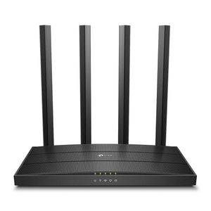 Router TP-Link Archer C80 inalámbrico, doble banda, 1300 mps 5GHz + 600 mps 2.4GHz, 4 puertos LAN, 4 antenas