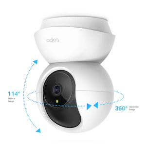 Cámara de seguridad Tapo C200 interior, rotativo, 1080P, Wi-Fi, infrarrojo, blanco