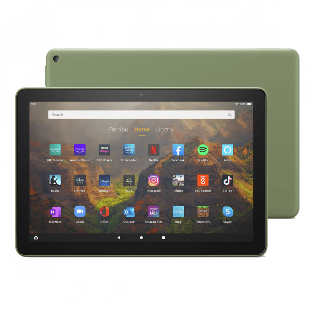 exceso Zanahoria hostilidad Tablet Amazon Fire HD 10 10.1" FHD, 32GB, 3GB ram, cámara principal 5MP,  frontal 2MP, azul - Coolbox