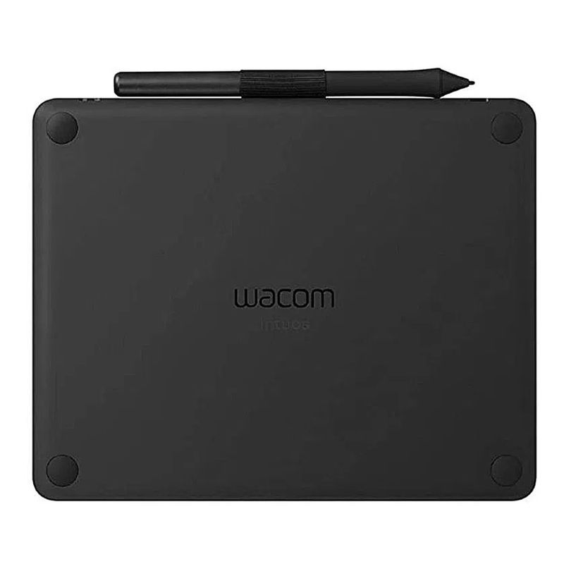 Tablet Gráfica Wacom Intuos Small Pen 4K negro frontal
