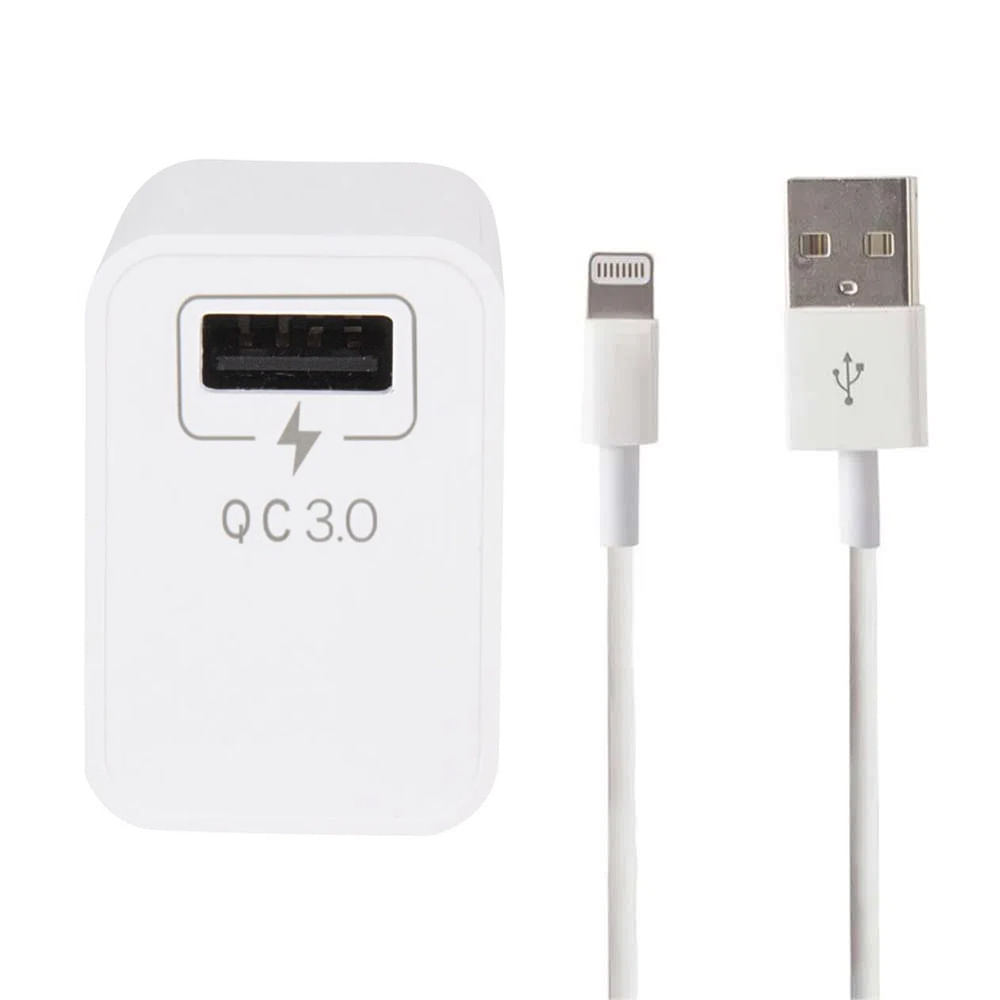 Cable Cargador 1m Usb-c Para iPhone Carga Rápida iPad Color Blanco