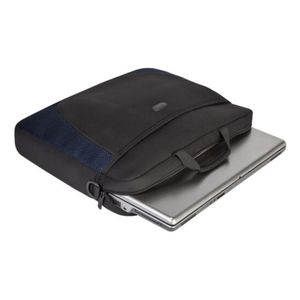 Maletín para laptop 17" Targus, negro y azul