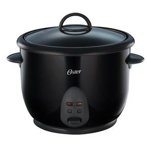 Olla arrocera Oster CKSTRC1700B-053, 700 w, 1.8 litros, tapa de vidrio, negro