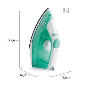 Plancha a vapor Electrolux Easyline SIE70 1250w, capacidad 250 ml