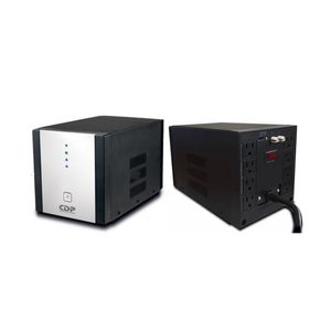 Estabilizador de voltaje CDP R-AVR3008i, 8 tomas de salida, 3000VA/2400W, negro