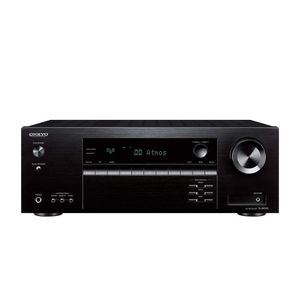 Amplificador Onkyo TX-SR393 Version USA, receptor AV 5.2, canales 4k, bluetooth, negro