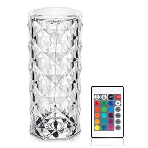 Lámpara de mesa EMP, 2000 mAh, vidrio, hasta 12 aprox.