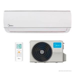 Aire acondicionado Midea 3200W, 12000 BTU, bloqueo automático, blanco