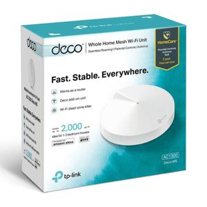 Sistema Wifi Mesh Tp-Link Deco M5 pack x1, doble banda, 1267 mbps, 2 puertos LAN