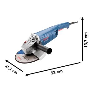 Amoladora Esmeril Bosch GWS 2200-230, 9", 2200W, Tricontrol