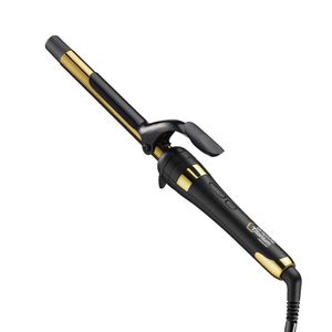 Rizador de cabello Babyliss Pro Iónico Spring placas de grafito y titanium, cilindro de 19 mm, negro y dorado