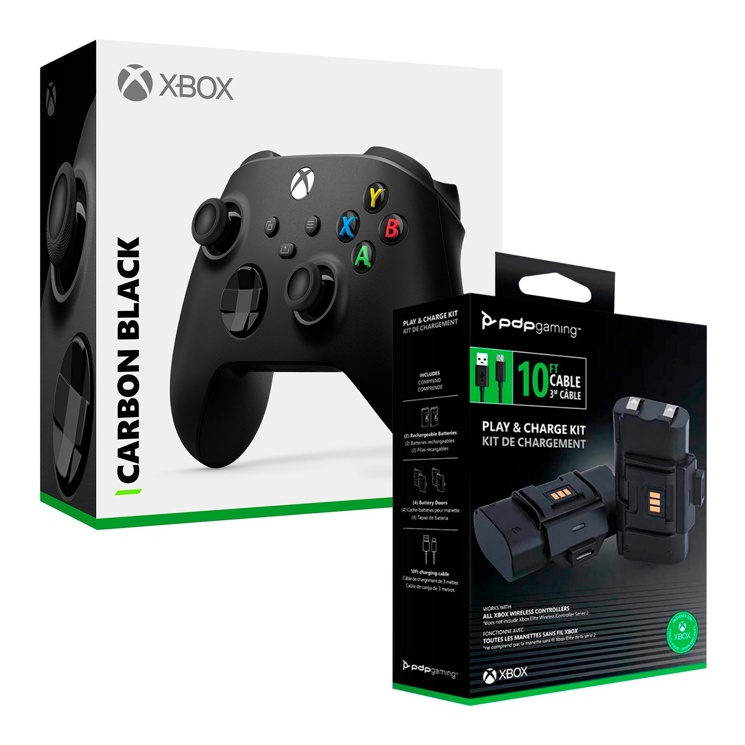 Mando Xbox Series X Wireless Negro + Bateria Recarble Pdp - Coolbox