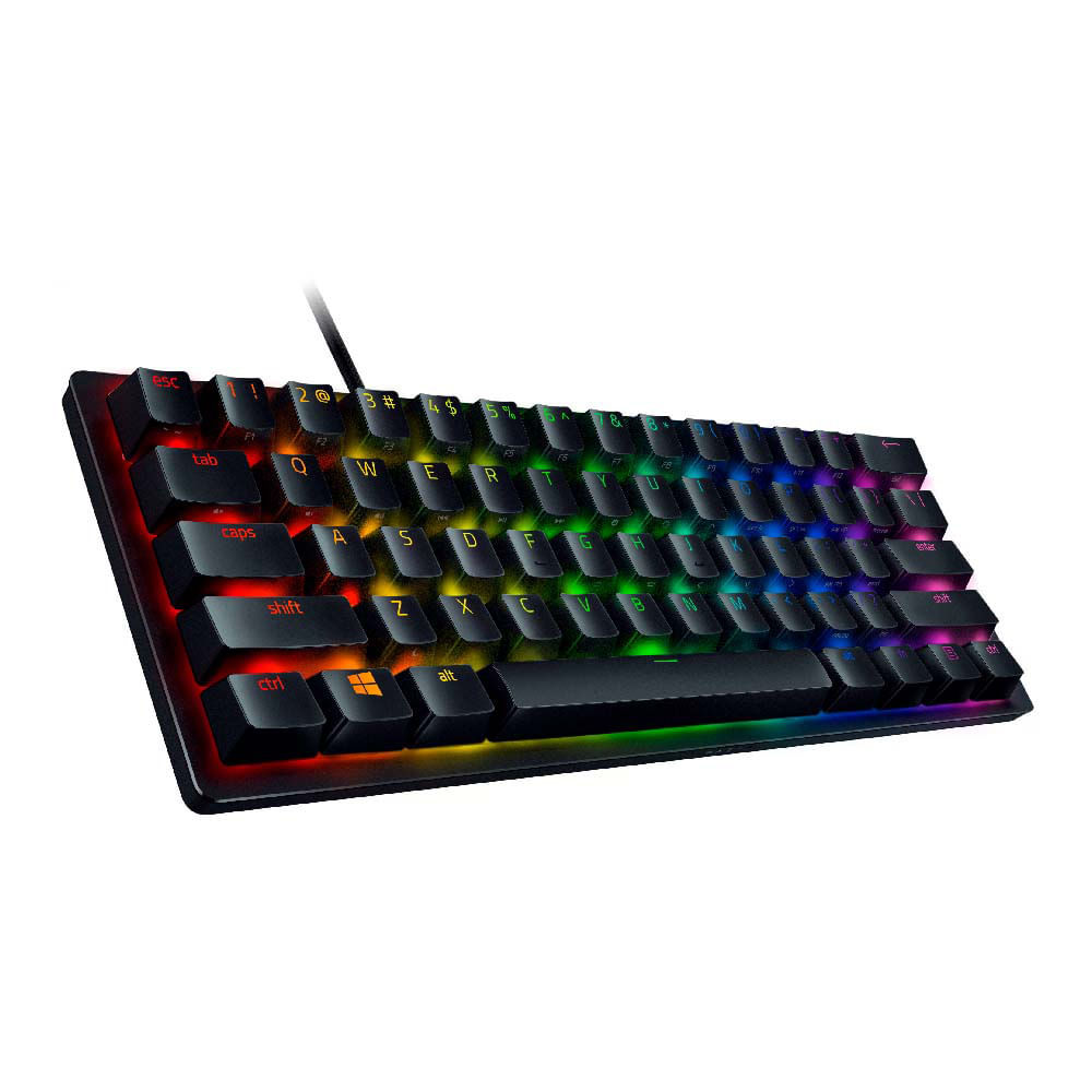 TECLADO GAMER RAZER HUNTSMAN V2 ANALOG OPTICAL SWITCH NEGRO ESPAÑOL 