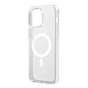 Case para iPhone 14 Pro con MagSafe para carga inalámbrica, para accesorios magnéticos, TPU rígido, transparente