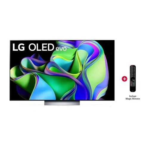 Smart TV LG 4K 55" OLED Evo, ThinQ Ai, sistema WebOS integrado, OLED55C3PSA (2023)